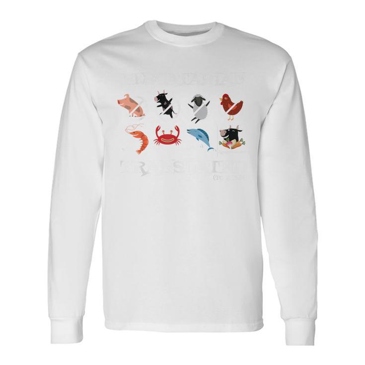 ペスカタリアン旅行 長袖Tシャツ