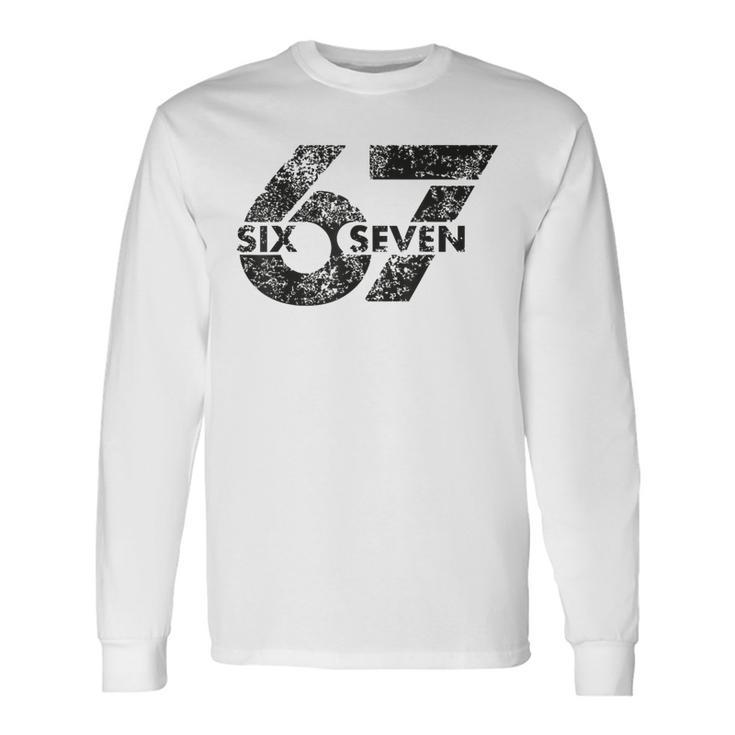 ミーム-67 シックスセブン 長袖Tシャツ