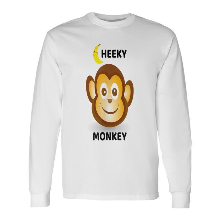 モンキーtシャツ 「チーキーモンキー」 長袖Tシャツ