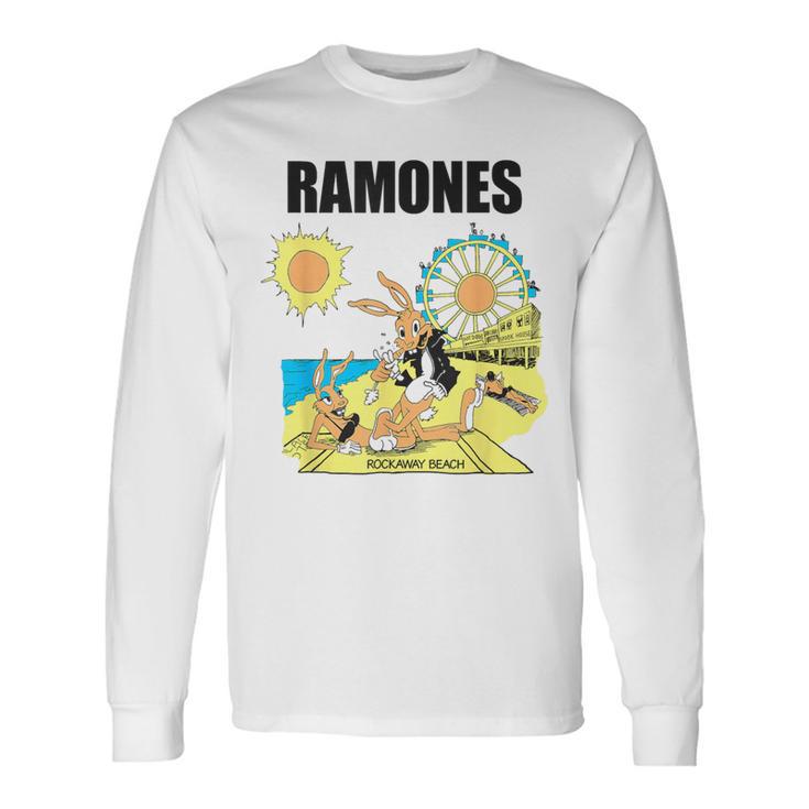 ラモーンズ ロックアウェイ ビーチ 長袖Tシャツ