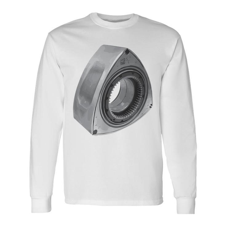 ロータリー13bエンジンローター 長袖Tシャツ
