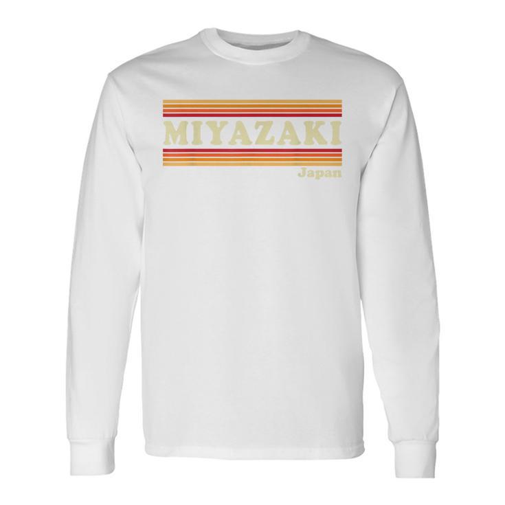 ヴィンテージ 80年代 宮崎 日本 レトロ グラフィック 長袖Tシャツ
