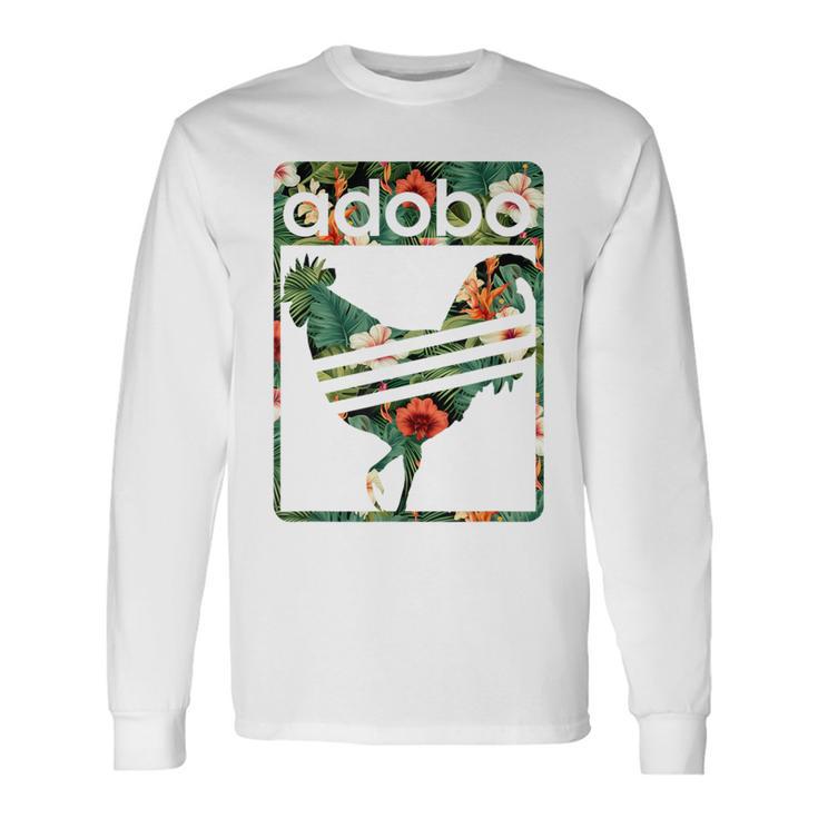 ヴィンテージ フローラル ピノイ アドボ 長袖Tシャツ