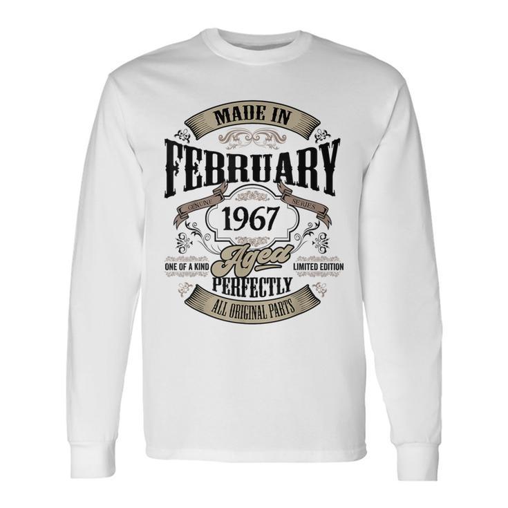 ヴィンテージ還暦伝説 1967年2月 60歳の贈り物 長袖Tシャツ