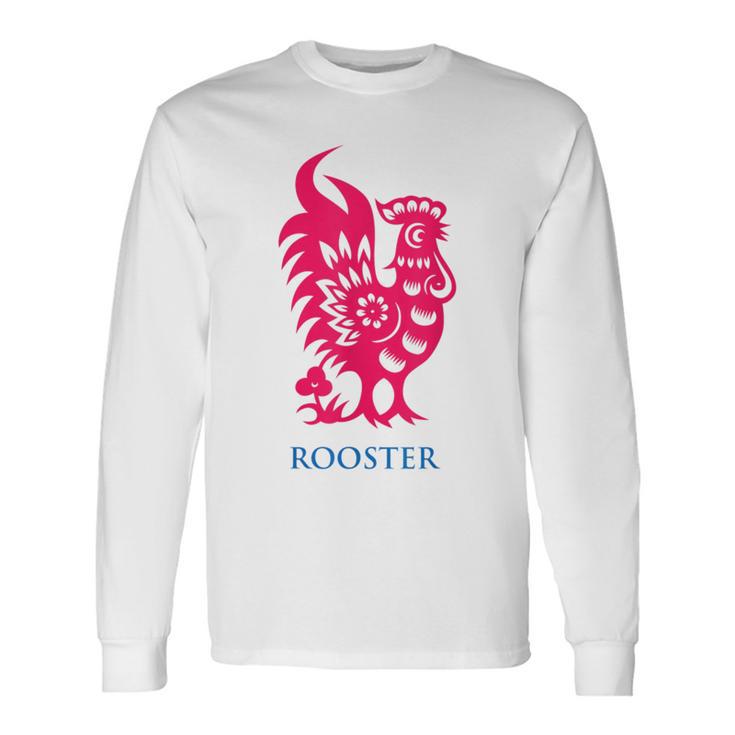 中国十二支 酉 長袖Tシャツ