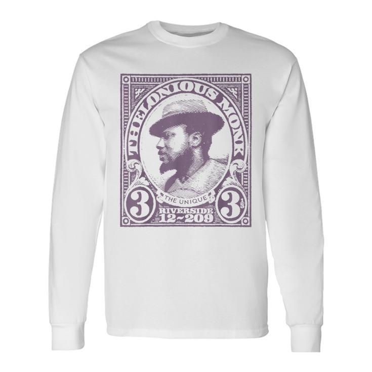 公式セロニアス・モンク・ジャズ・アイコン・グッズ The Unique 長袖Tシャツ