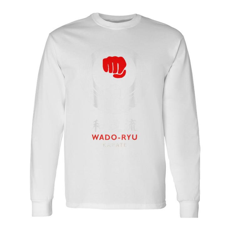 和道龍 空手 バックプリント 長袖Tシャツ