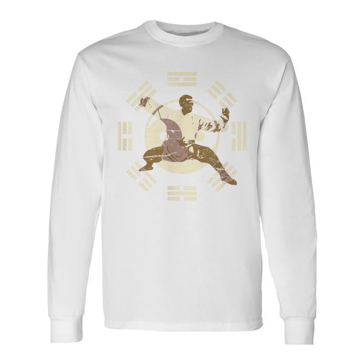 太極拳 太極拳 中華武道 長袖Tシャツ