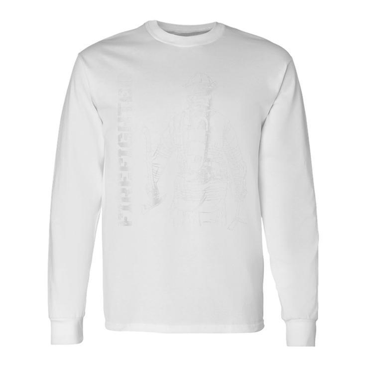 消防署 消防署長 消防団員 長袖Tシャツ