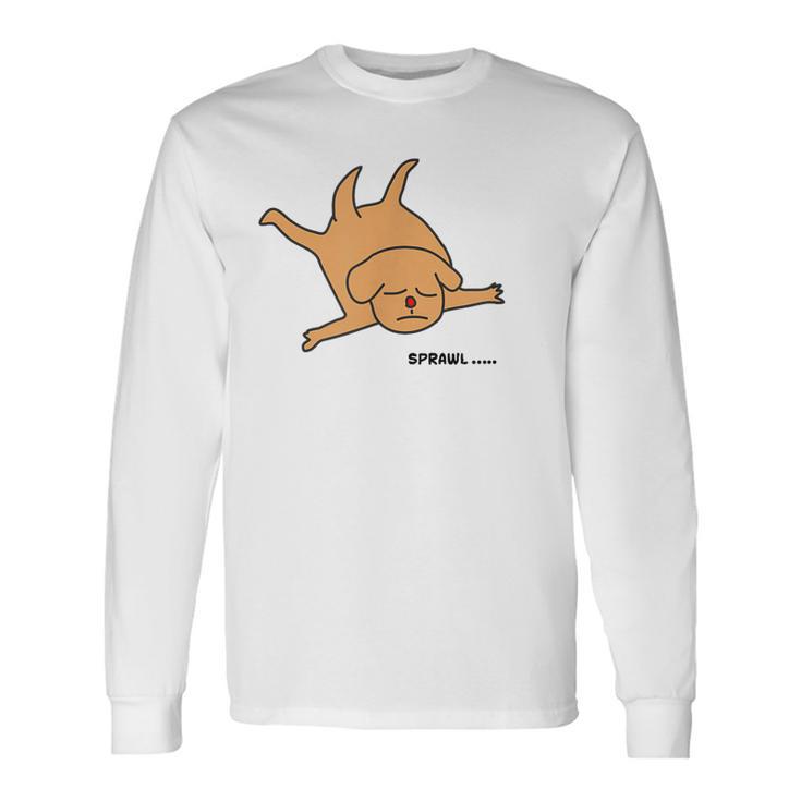 犬だって踊ったり寝たり 長袖Tシャツ