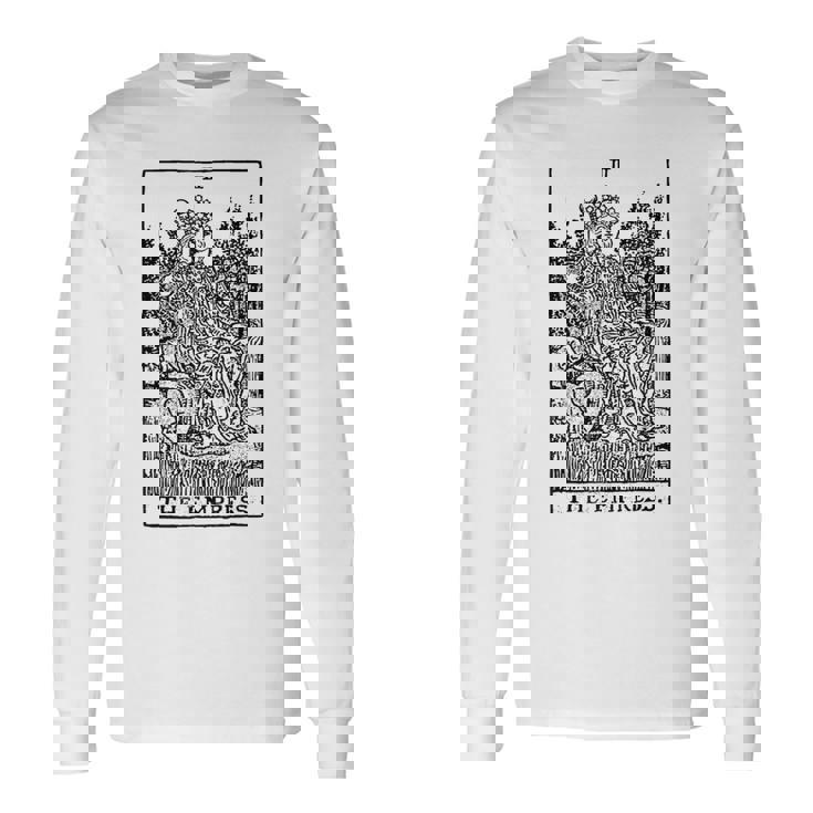 皇后タロットカード 長袖Tシャツ