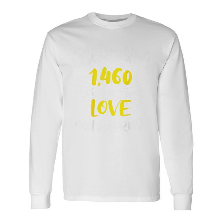 結婚4周年のお祝い 結婚4周年記念 長袖Tシャツ