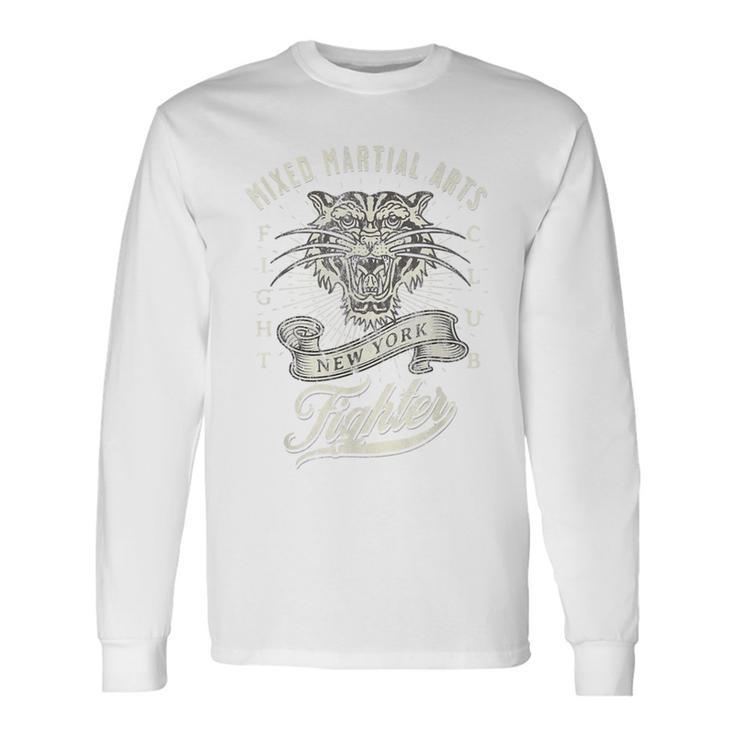 総合格闘技 タイガー ジム ヴィンテージ レトロ 長袖Tシャツ