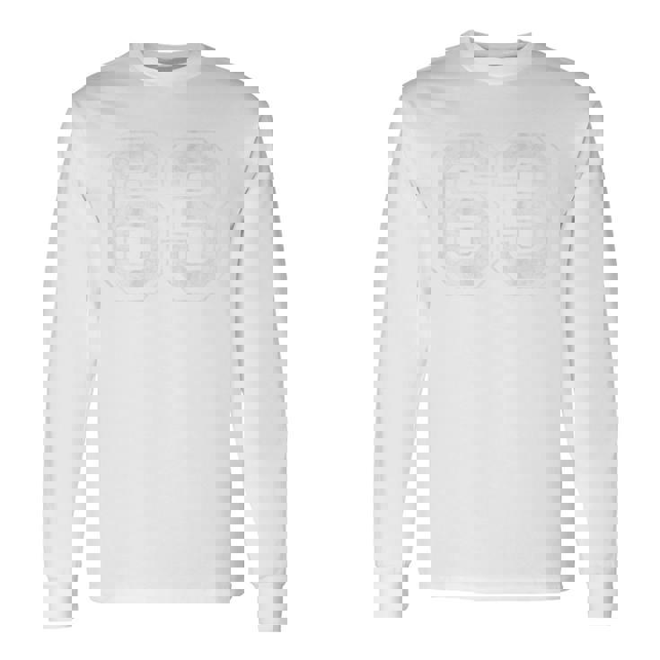 背面に63番。 長袖Tシャツ ギフトのアイデア