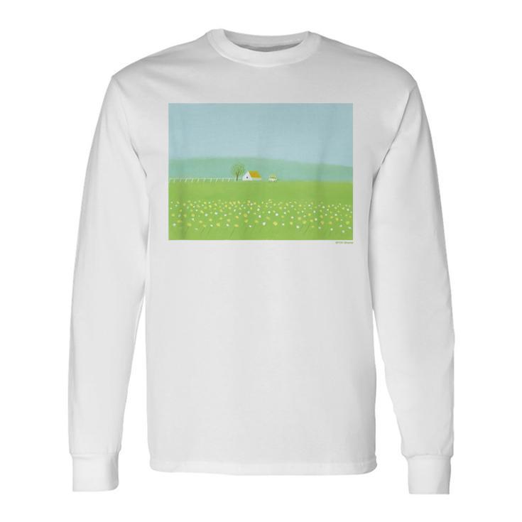 詩とメルヘン 葉祥明 穏やかな時 長袖Tシャツ