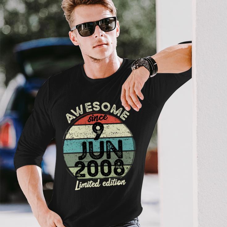 15歳の誕生日 2008年6月9日 15歳の誕生日 長袖tシャツ 長袖Tシャツ 彼への贈り物