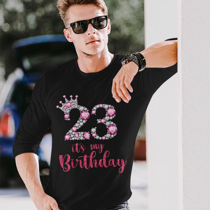 23 It's My Birthday 23歳の誕生日 23歳の誕生日 長袖Tシャツ 彼への贈り物