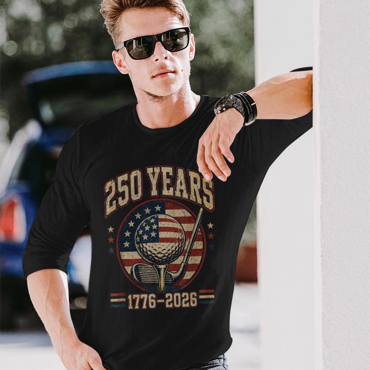 250周年記念 250 Usa アメリカ ゴルフ 1776 2026 愛国的 長袖Tシャツ 彼への贈り物