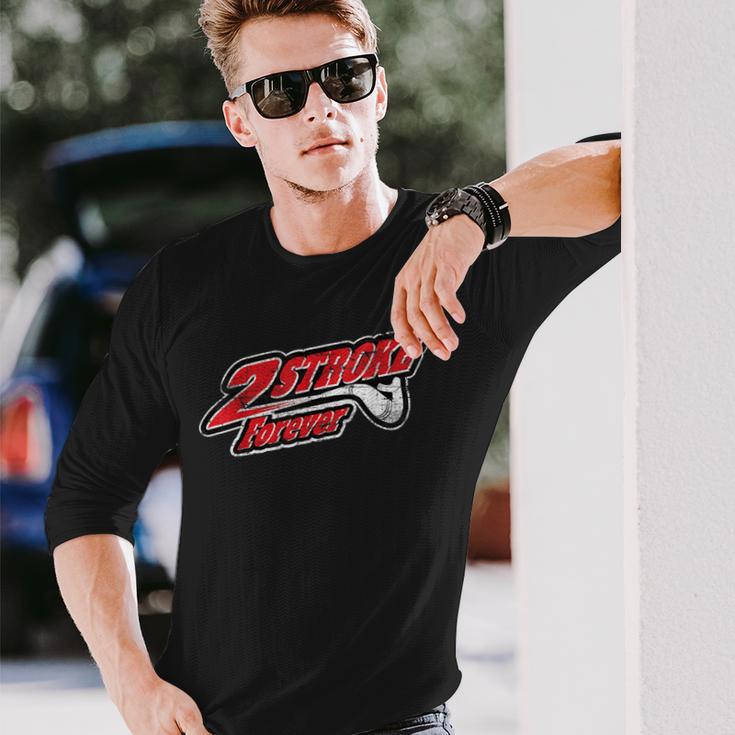 2ストローク フォーエバー モトクロス&エンデューロライダー 長袖Tシャツ 彼への贈り物