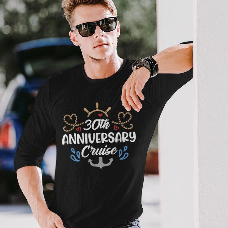 30周年記念クルーズ旅行 長袖Tシャツ 彼への贈り物