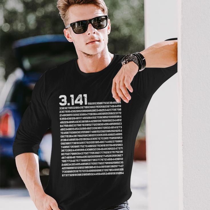 314 円周率の日 数学 非合理数 円周率 長袖tシャツ 長袖Tシャツ 彼への贈り物