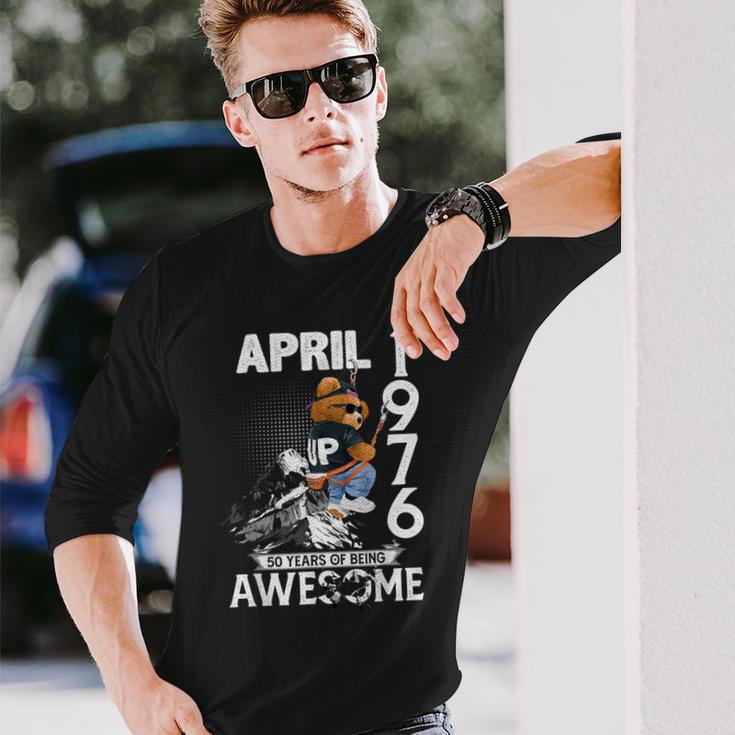 50Th Birthday Legends April 1976Intage 50 Years Old 長袖Tシャツ 彼への贈り物