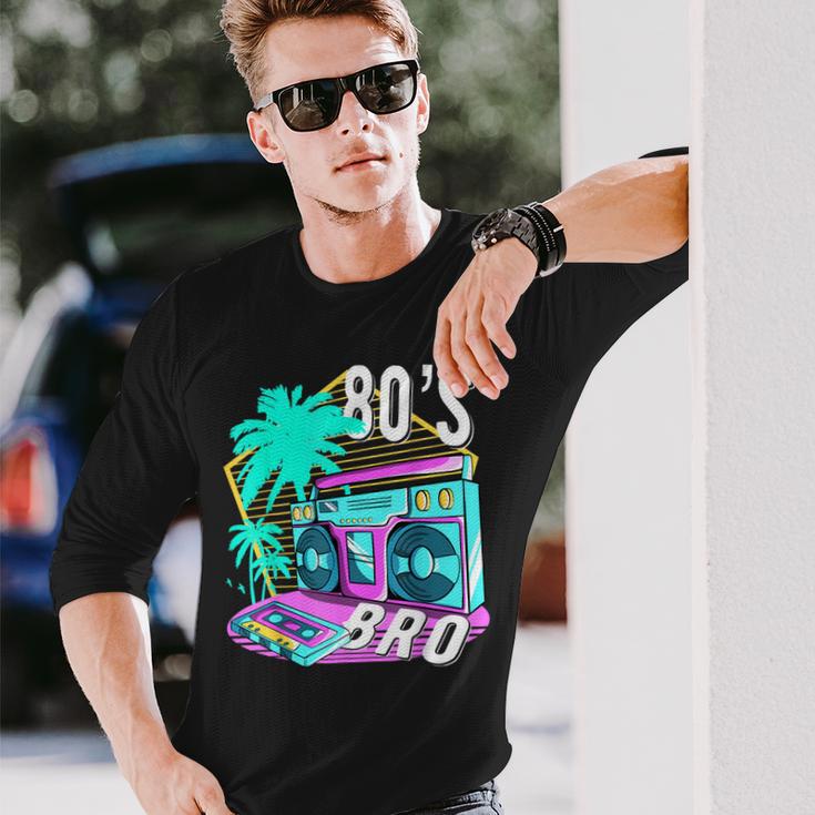 80年代ブロ レトロヴィンテージ I Love 80年代ディスコ 1980年代コスチューム パーティー 長袖Tシャツ 彼への贈り物
