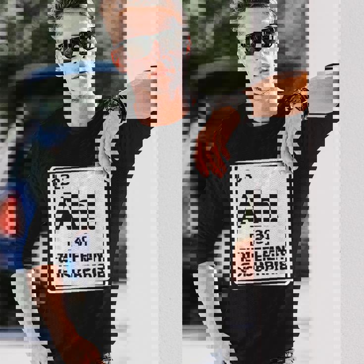 Ah The Element Ofurprise 周期表 長袖Tシャツ 彼への贈り物