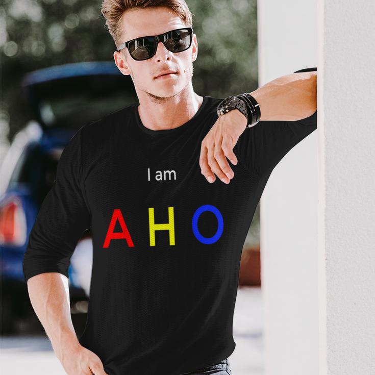 I Am Aho アニメ愛好家への面白い誕生日プレゼント。 長袖Tシャツ 彼への贈り物