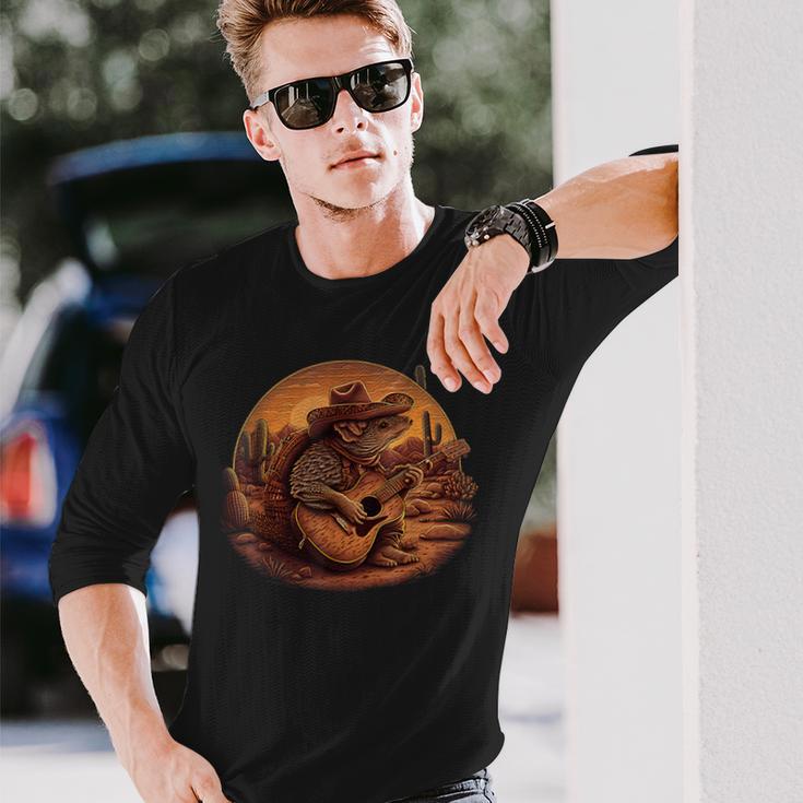 Armadillo ウェスタンカウボーイシャツ メンズ レディース カントリーミュージック 長袖Tシャツ 彼への贈り物
