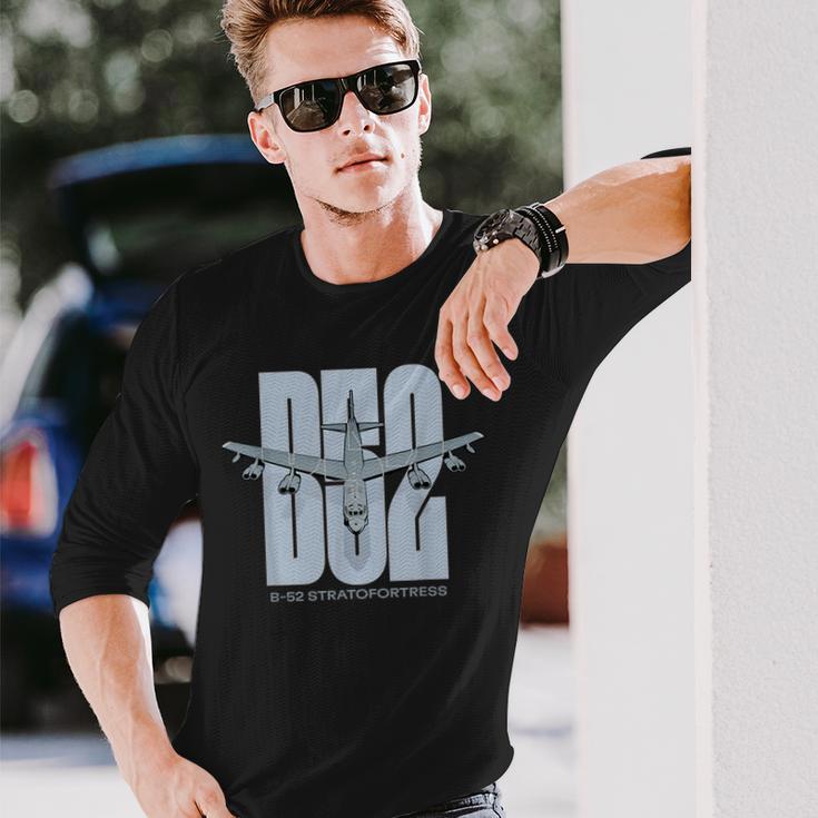 B-52Tratofortress Bomber Gráfico De Aviación Militar Camiseta de manga larga Regalos para él
