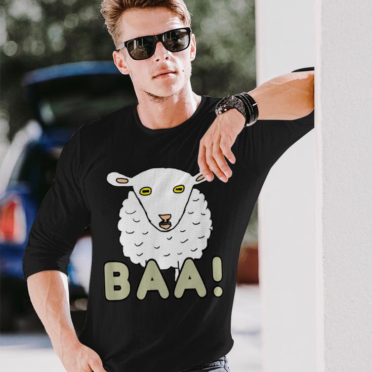 Baa 羊 長袖Tシャツ 彼への贈り物