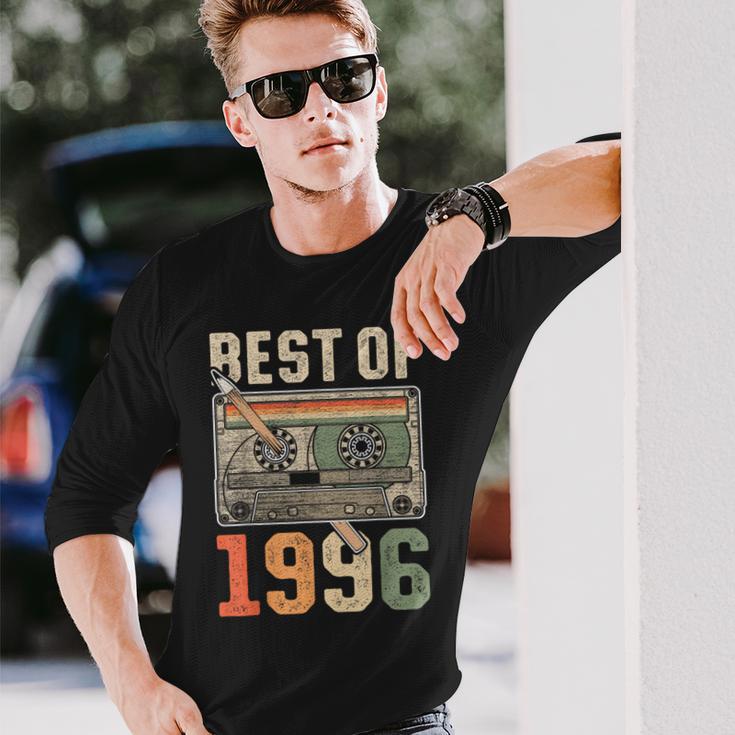 Best Of 1996 オールド・カセット 30歳の誕生日 レトロ 長袖Tシャツ 彼への贈り物