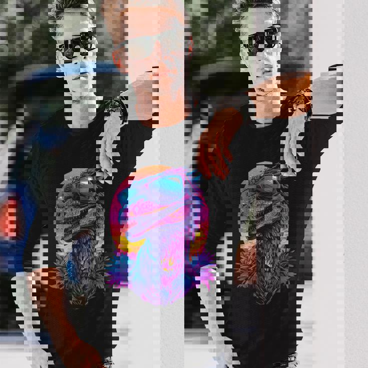 Cool Utahraptor Graphic Dinosaur Dino Lover 長袖Tシャツ 彼への贈り物