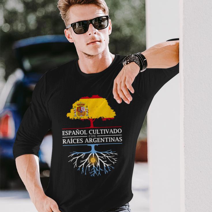 Cultivado スペイン語 アルゼンチン 長袖Tシャツ 彼への贈り物