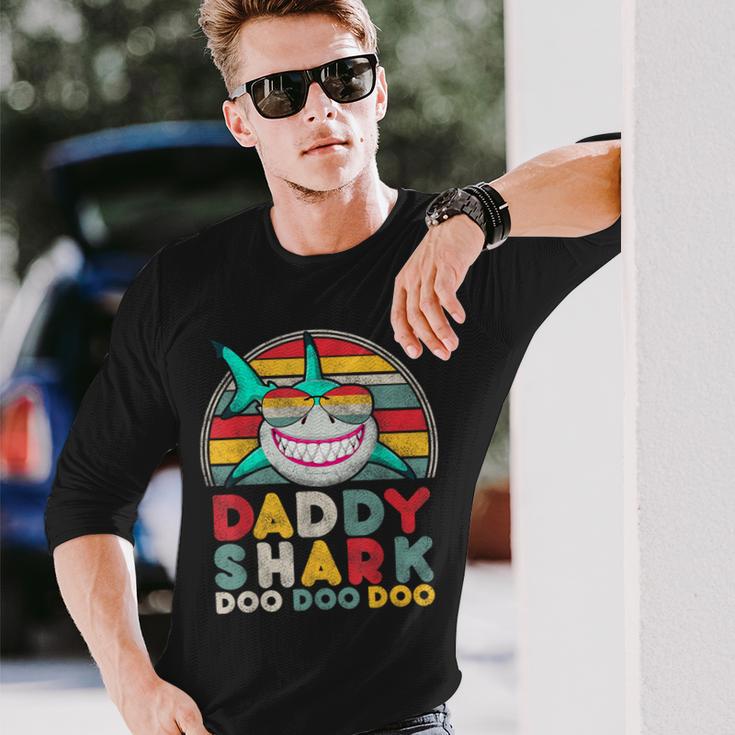 メンズ Daddyhark Doo キュート レトロ メンズ 父の日 ギフト アイデア 長袖Tシャツ 彼への贈り物