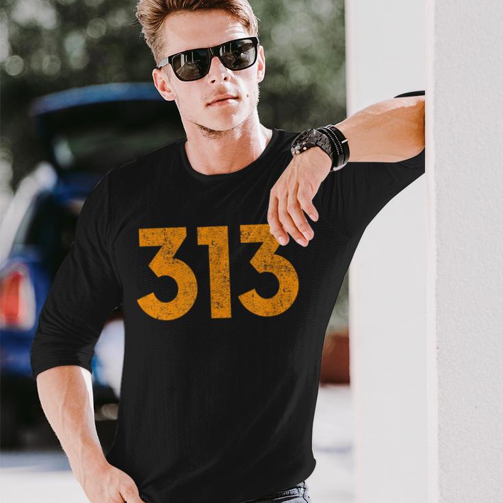 Detroit 313 長袖Tシャツ 彼への贈り物