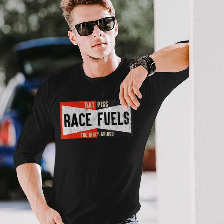 Dirty Gringo Rat Piss Race Fuel ホットロッド レトロ ロカビリー ヒップ 長袖Tシャツ 彼への贈り物