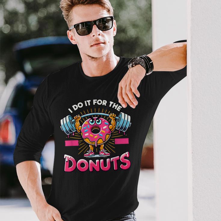 I Do It For Dorut ウエイトリフティング ジム ワークアウト フィットネス エクササイズ 長袖Tシャツ 彼への贈り物