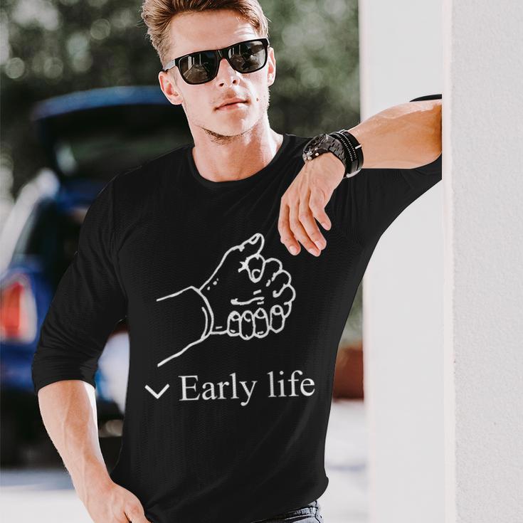 Early Life Hand メンズ レディース 長袖Tシャツ 彼への贈り物