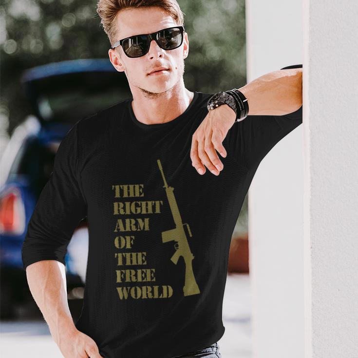 Fn Fal ファンtシャツ 762Mm 自由な世界の右腕 長袖Tシャツ 彼への贈り物