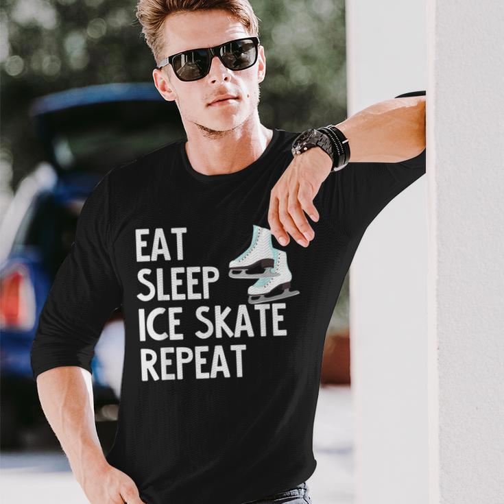 Eatleep Icekate Repeat フィギュアスケート 長袖Tシャツ 彼への贈り物