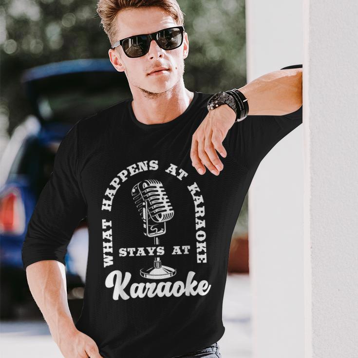 Music Lover カラオケシンガー 長袖Tシャツ 彼への贈り物