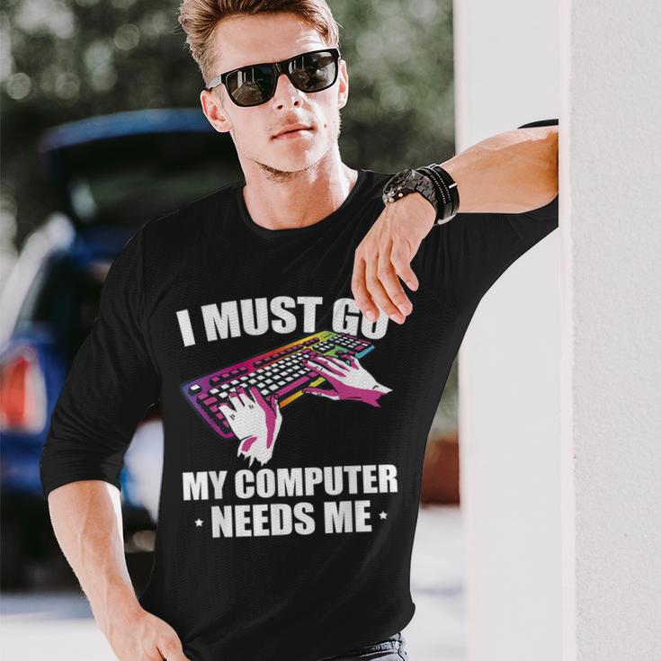 Gamer Pcゲーム プログラマー It開発 長袖Tシャツ 彼への贈り物