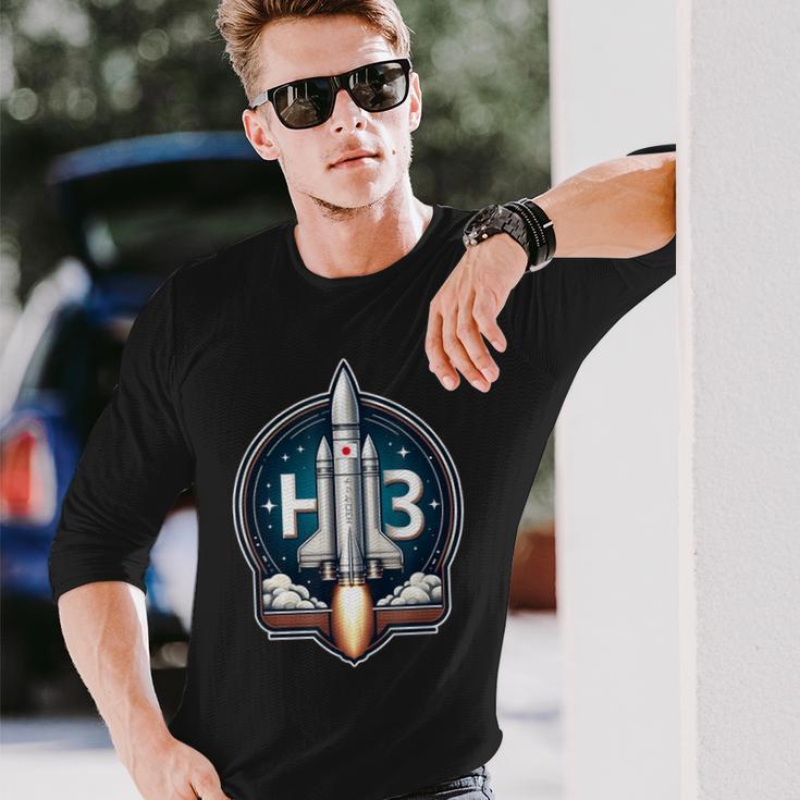 H3ロケット 長袖Tシャツ 彼への贈り物