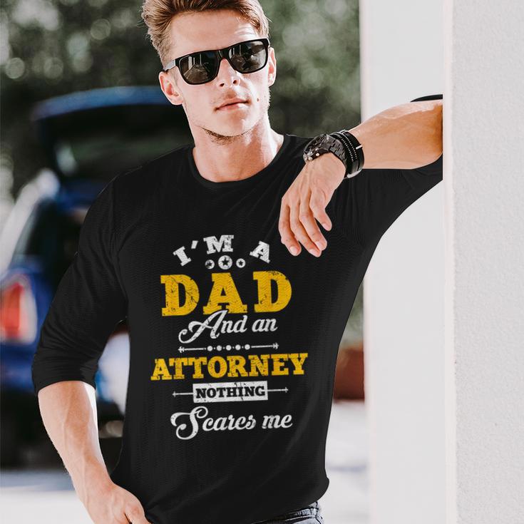 I'm Dad And Attorney Fun Happy 父の日 長袖Tシャツ 彼への贈り物