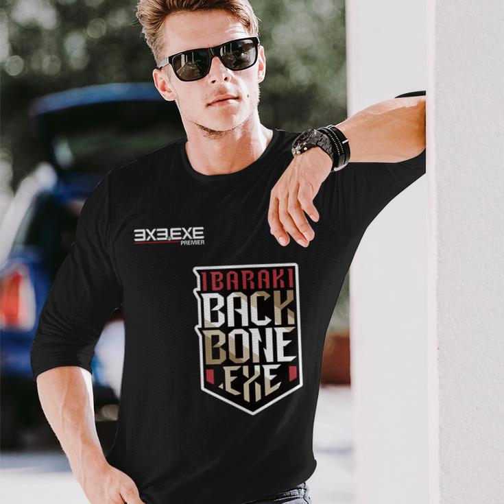 Ibaraki BackboneExe_17_中田憲一郎 長袖Tシャツ 彼への贈り物