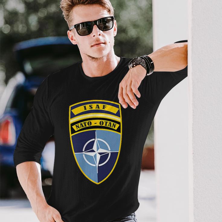 Isaf Natoパッチ 長袖Tシャツ 彼への贈り物