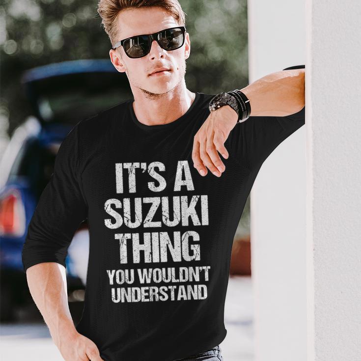 It's Auzuki Thing You Wouldn't Understand おかしなスズキ 長袖Tシャツ 彼への贈り物