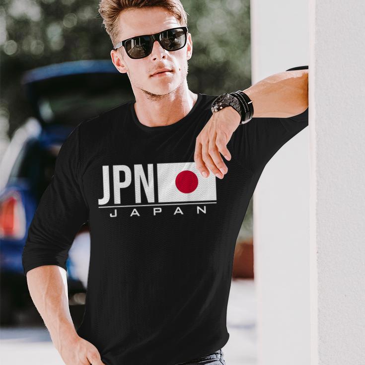 Japan Flag Japaneseports Games アスレチック ジャージスタイル 長袖Tシャツ 彼への贈り物